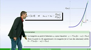 Zéros des fonctions - partie 3 : méthode de Newton