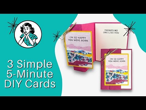 How to Make Simple DIY Cards in 5 Minutes