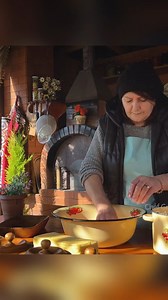 Grandma Making Pizza with Secret Ingredient! #cook #cooking #cookingvideo #outdoorcooking #country #countryli | Chef Grandma Cooking