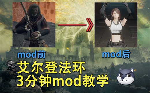 艾尔登法环mod安装攻略，使用ModEngine2秒变蒂法