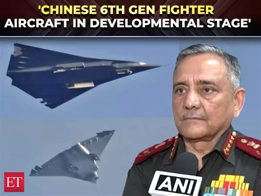 CDS Gen Anil Chauhan raises question over Chinese 6th gen fighter aircraft claims