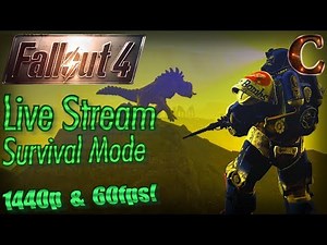 Fallout 4 Live Stream Survival Mode in 1440p 60fps, Part 35: Reaching Virgil's Cave