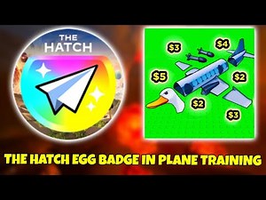 [EVENT] How to get the EGG BADGE in Plane Training (THE HATCH EVENT) - ROBLOX