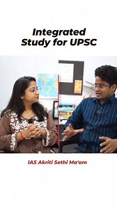 Why Integrated study is essential for UPSC...? ⚡ . In Video - IAS @aakriti.sethi_ias Ma'am . . . . . . . . . . . . #upsc #prelims #ias #civilservices #prelimsstudy #upscguidance #integratedstudy | Studento