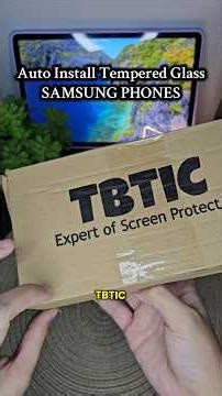 Auto Install Full Screen Tempered Glass for Samsung Phones - Clear HD, Matte, or Privacy - TBTIC