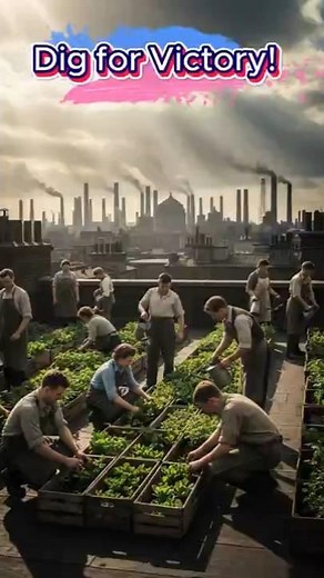 Dig for Victory: How Britain’s Gardens Helped Win WWII | Home Front Story #shorts