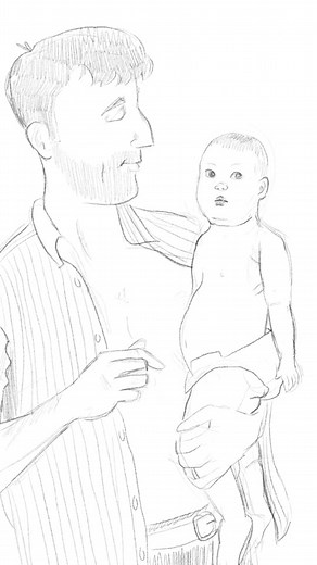 Illustration Art: Conscious Baby Drawing Process