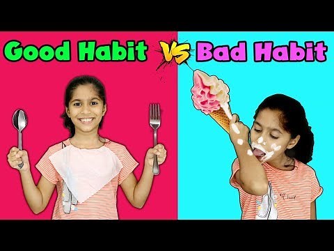 Pari's Good Habit Vs Bad Habit | Funny Video | Pari's Lifestyle