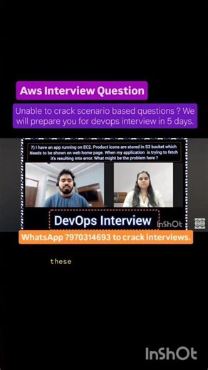 AWS Interview Question #devops #interviews #cloud #shorts #Questions #skills #aws #kubernetes