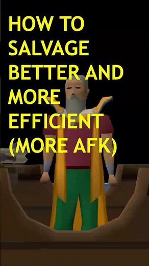 How to Salvage Shipwrecks better in OSRS (MORE AFK)
