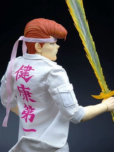 Nostalgia na sua tela! Esse é o Kuwabara do anime Yu Yu Hakusho em escala 1/6 produzido pela Asmus Toys! Review completo lá na rede vizinha 🔥 #yuyuhakusho #kuwabara #yusuke #unboxing #nostalgia