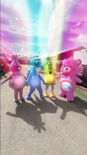 Yo Gabba Gabba And Care Bears Stare #yogabbagabbaland #carebears