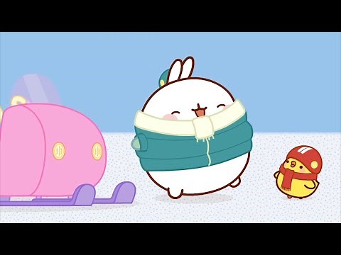 Molang & Piu Piu - Going to Ski 🎿 | Winter Holidays #2