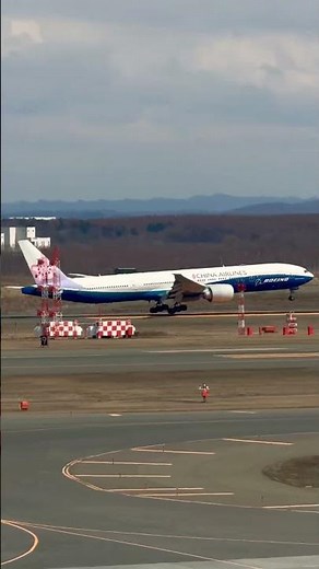 【Boeing Livery】チャイナエアラインB777-300ER新千歳空港着陸 #b777300er #チャイナエアライン