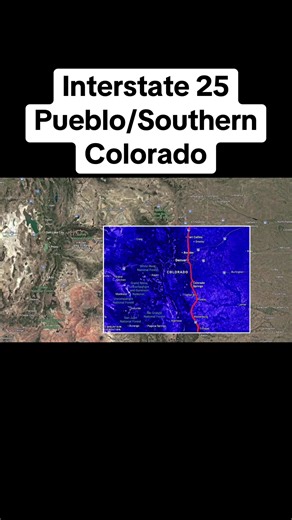 Exploring Interstate 25 in Southern Colorado