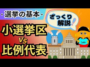 【大人の学び直し】衆議院選挙のしくみ、小選挙区、比例代表って何だっけ？をざっくり解説！投票方法、当選方法の違い/重複立候補/比例復活とは？