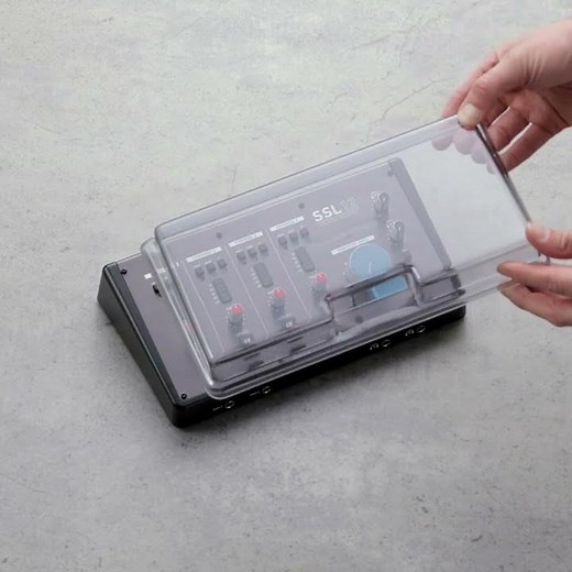 The Solid State Logic SSL12 Decksaver cover