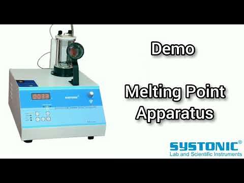 Demo | Melting Point Test Apparatus | SYSTONIC