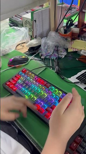 Every great keyboard starts with precision. ⌨️