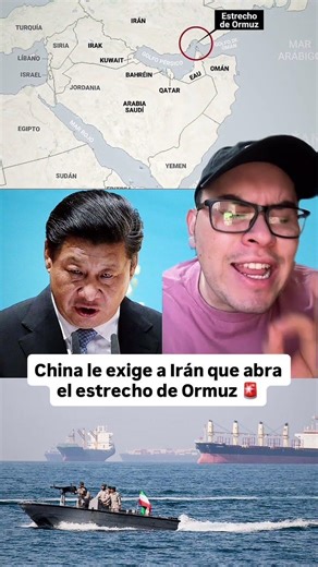 China demands Iran open the Strait of Hormuz #news