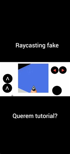 impossível! raycasting fake!!!#fyp#pocketcode#scratch