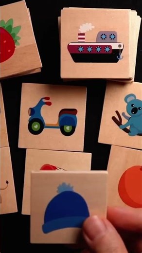 Relaxing Wooden Memory Matching Game ASMR