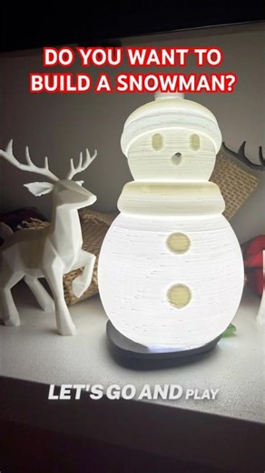 3D Printing a Snowman That Wont Melt #3dprinting #frozen #shorts