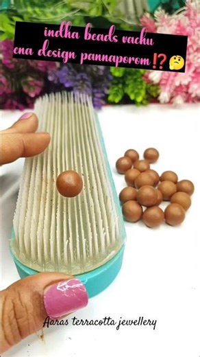 💥📿Rudraksha beads terracotta sets making tutorial😳🤯.#shorts#ytshorts#shortsfeed#yt#art#diy#trending