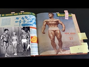 Discover What's In Steve Reeves Personal Copy of 1953 Muscleman Bodybuilding Book By Reg Park