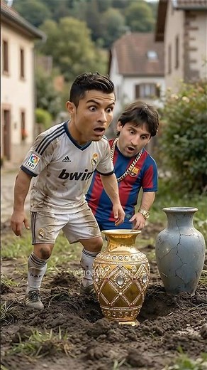 Ronaldo vs Messi: Gold or Garbage?! One Choice Changed Everything😱⚱️#ronaldo #cr7 #messi #shorts