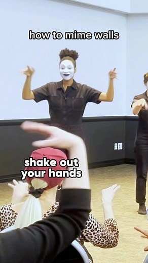 Broken Box Mime Theater on Instagram: "mime 101: “”clicking” helps us show invisible objects in space, and it’s a key part of our training at Broken Box #mime #theatre #physicaltheatre"