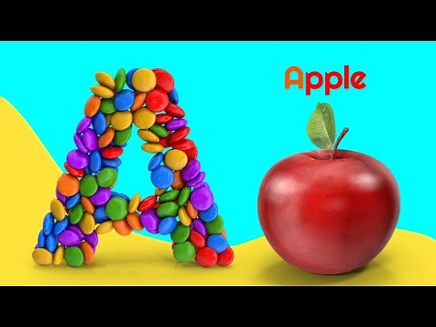 ABC Phonics Song , Toddlers learning video, A for Apple, ABC Song, Nursery Rhymes, Alphabet Song