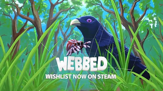 “小蜘蛛模拟器”！2D平台解谜游戏《Webbed》2021年登陆Steam