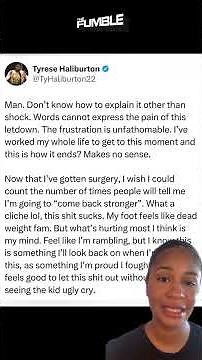 Tyrese Haliburton Breaks Silence After Devastating Achilles Injury in Game 7