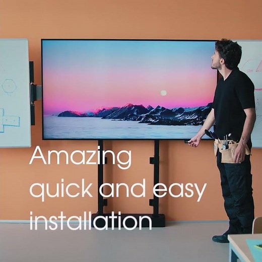 Amazing quick and easy installation | RISE Series | Motorized Display Lifts | Vogel’s