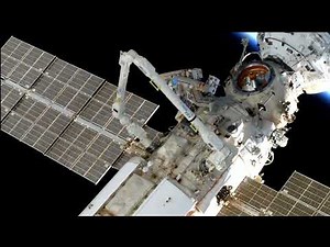 See Russian spacewalkers work outside Nauka module