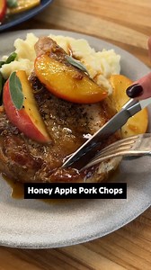 You might've grown up on pork chops and applesauce...but now you're having Honey Apple Pork Chops! 🍖🍏 If you're in search of a restaurant-quality fall dinner, you've come to the right place! Not only are they incredibly simple to make, but they feature all your favorite fall flavors! Get the full recipe in the comments section of this video. 🍂 🧑‍🍳: Nicole #porkchops #pork #dinner #easymeals #easydinner | Allrecipes
