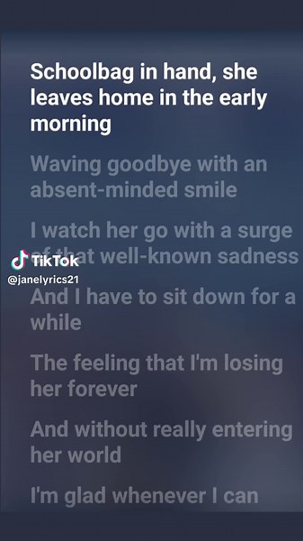 Slipping Through My Fingers - Song Lyrics and Overview