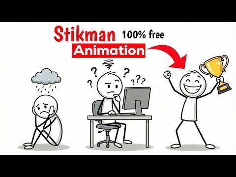 How i Create Stikman Animation | Using 100% free ai tools | (Full Course)
