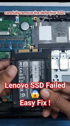 Lenovo Flex 2-14 SSD Replacement | Fix Defective SSD Step by Step 🔧💻