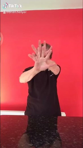 Hand through hand magic trick illusion