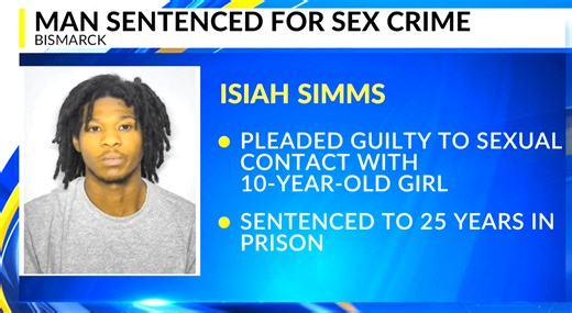 Isiah Simms sentenced to life in prison for sex crime in Bismarck