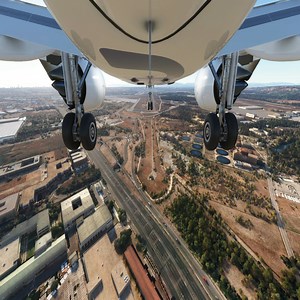 Amazing Landing Gear View of A-320 Landing Time #flightsimulator #MadeInUSA #airplanelovers #msfs2020 #landing | Survival Gaming King