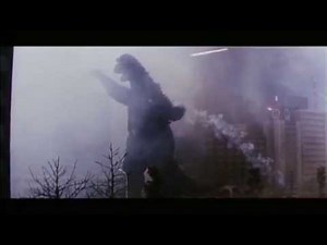 Godzilla Stomping Through the Streets of Tokyo