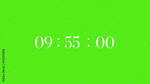 10-minute countdown fast milliseconds seconds and mins to zero