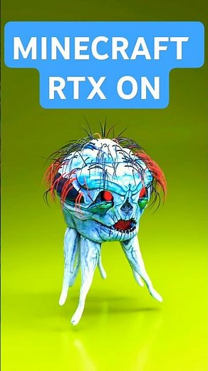 Minecraft Ghast in Real Life 👻 3D Hair Simulation 🔥