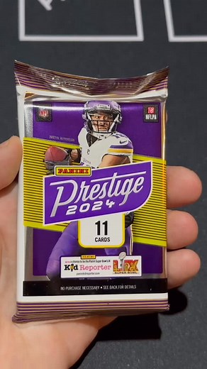 2024 Panini Prestige Football Blaster Box Pack 4. Click on the link in my bio to see the Blaster box now. . . . . . . #footballcards #nfl #sportscards | Pack a Day Hobby