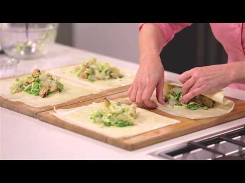 Fresh Seafood Filo Parcels