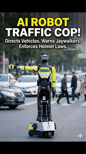 AI Traffic Robot Takes Over Hangzhou Streets
