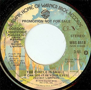 Gordon Lightfoot - The Circle Is Small (I Can See It In Your Eyes)